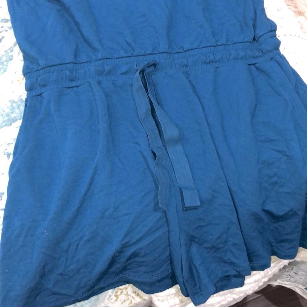 Daily Ritual dark turquoise romper size medium - Picture 9 of 11
